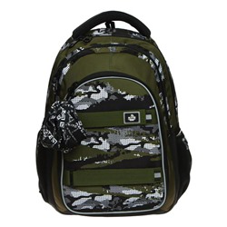 Рюкзак школьный, Kite 8001, 40 х 29 х 17 см, эргономичная спинка, хаки